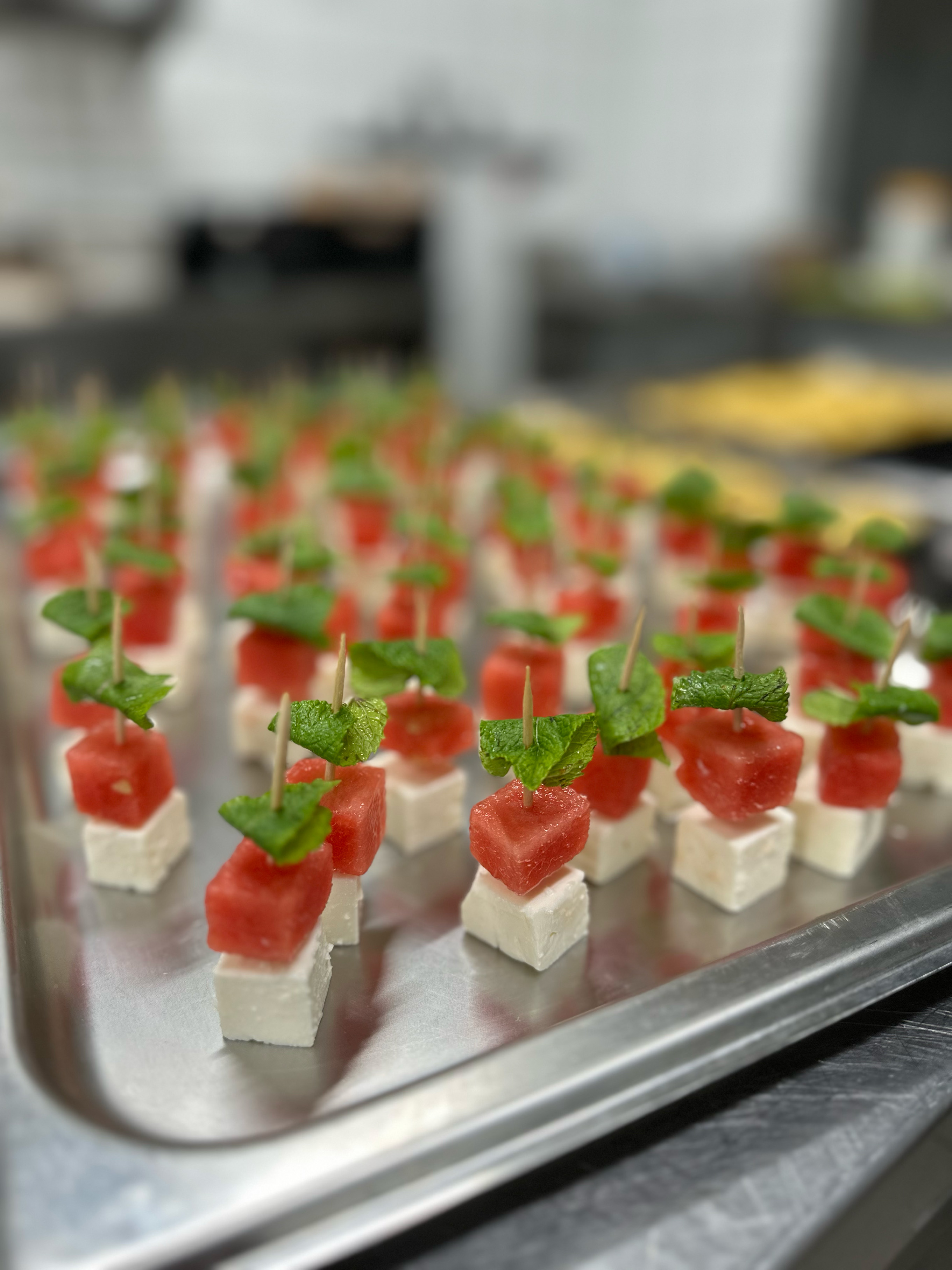 Entrées raffinées pour événement